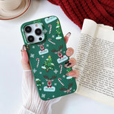 ZTOFERA TPU Case for iPhone 15 Pro Max, Cute Christmas Design Soft Silicone Case, Slim lightweight Protective Bumper Cover for iPhone 15 Pro Max 6.7" - Green